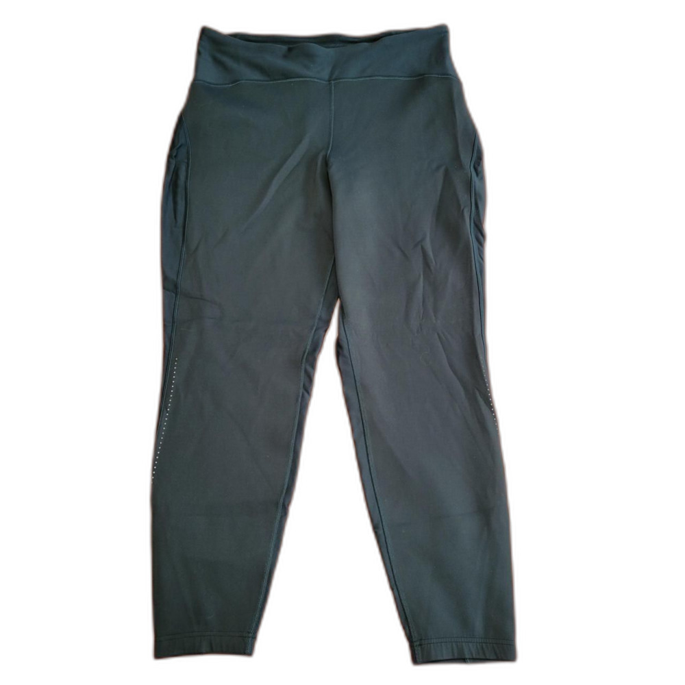 Lululemon Tech Fleece Cold-Weather Running Leggings Teal Activewear Outdoors
